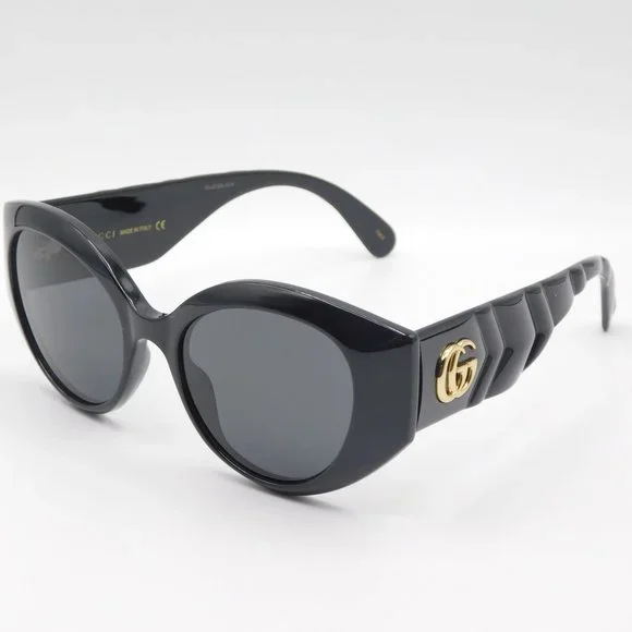 Gucci | Accessories | Gucci Gg809s 00 Black Grey Cat Eye  display picture 2
